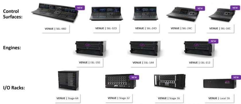 Avid VENUE | S6L Unified Live Sound Platform 48D 