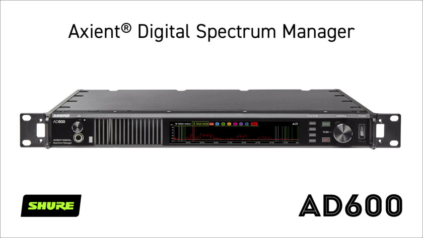 Shure AD600 Axient_Digital Spectrum Manager front view