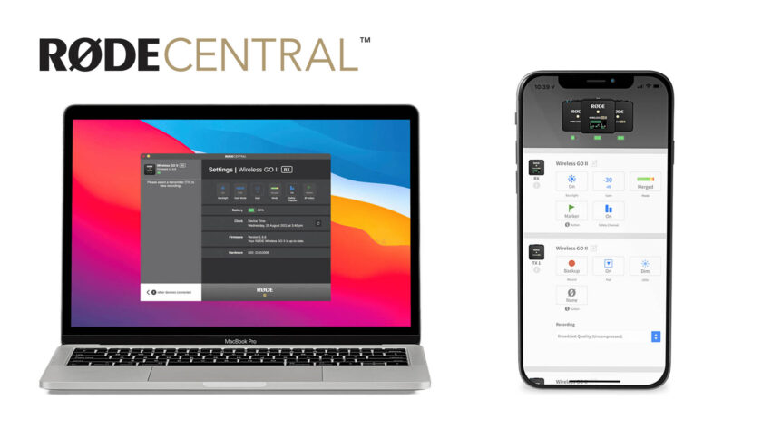 RODE Central on Mac & iPhone