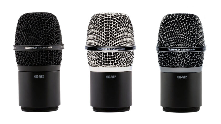 Telefunken M80 WH2-& M81 WH2 black-silver-nikel