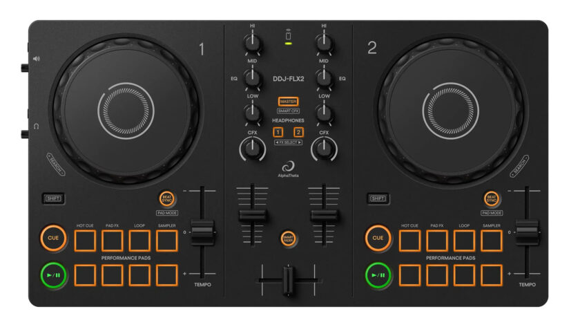 AlphaTheta DDJ-FLX2 top