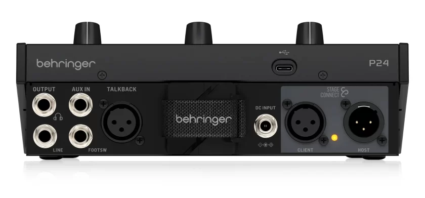 Behringer P24 rear